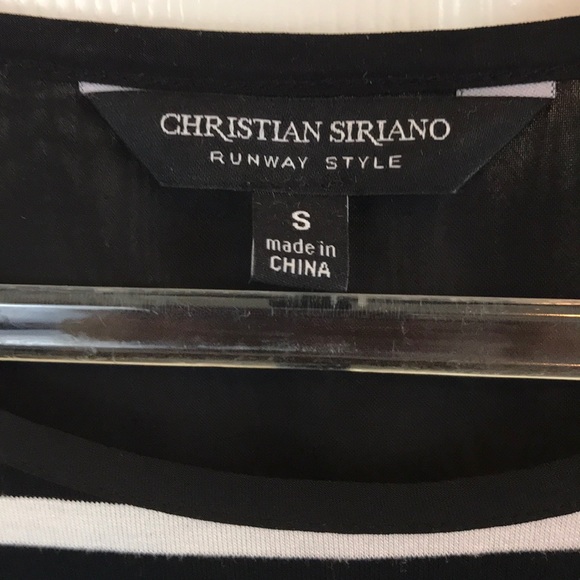 Christian Siriano Runway Style Striped Top - Picture 2 of 8